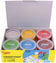 Peinture gouache doigt - set de 6 couleurs lavables