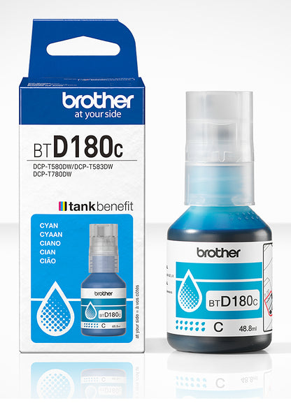 Bouteille d'encre Brother cyan 5k - haute capacité