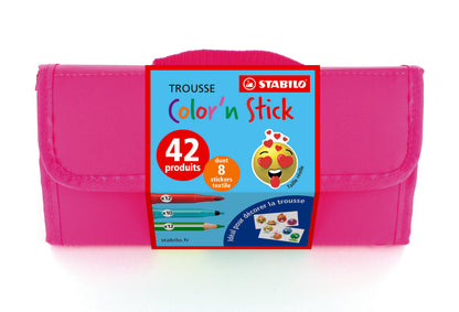 Trousse de coloriage 42 pièces - organisation optimale