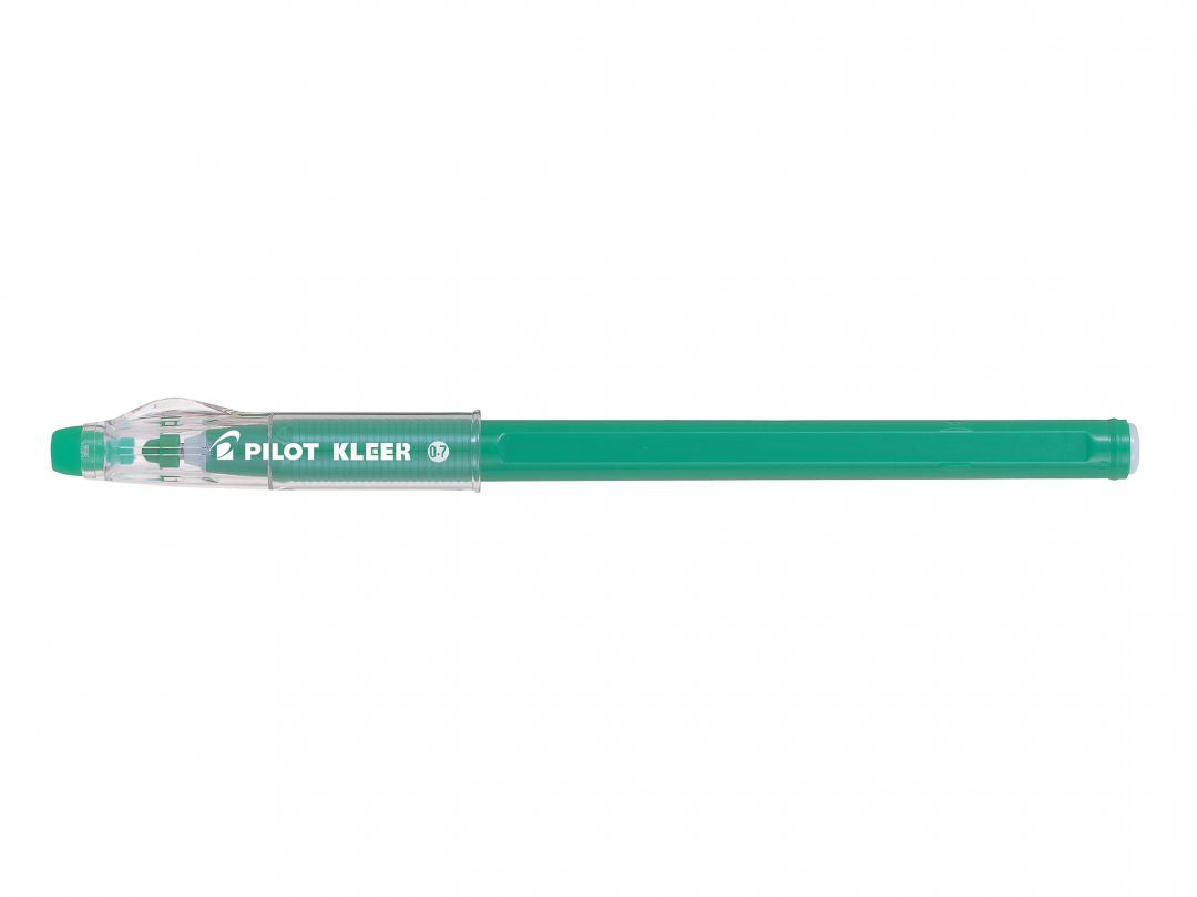 Stylo bille effaçable vert - pointe fine 0,7 mm