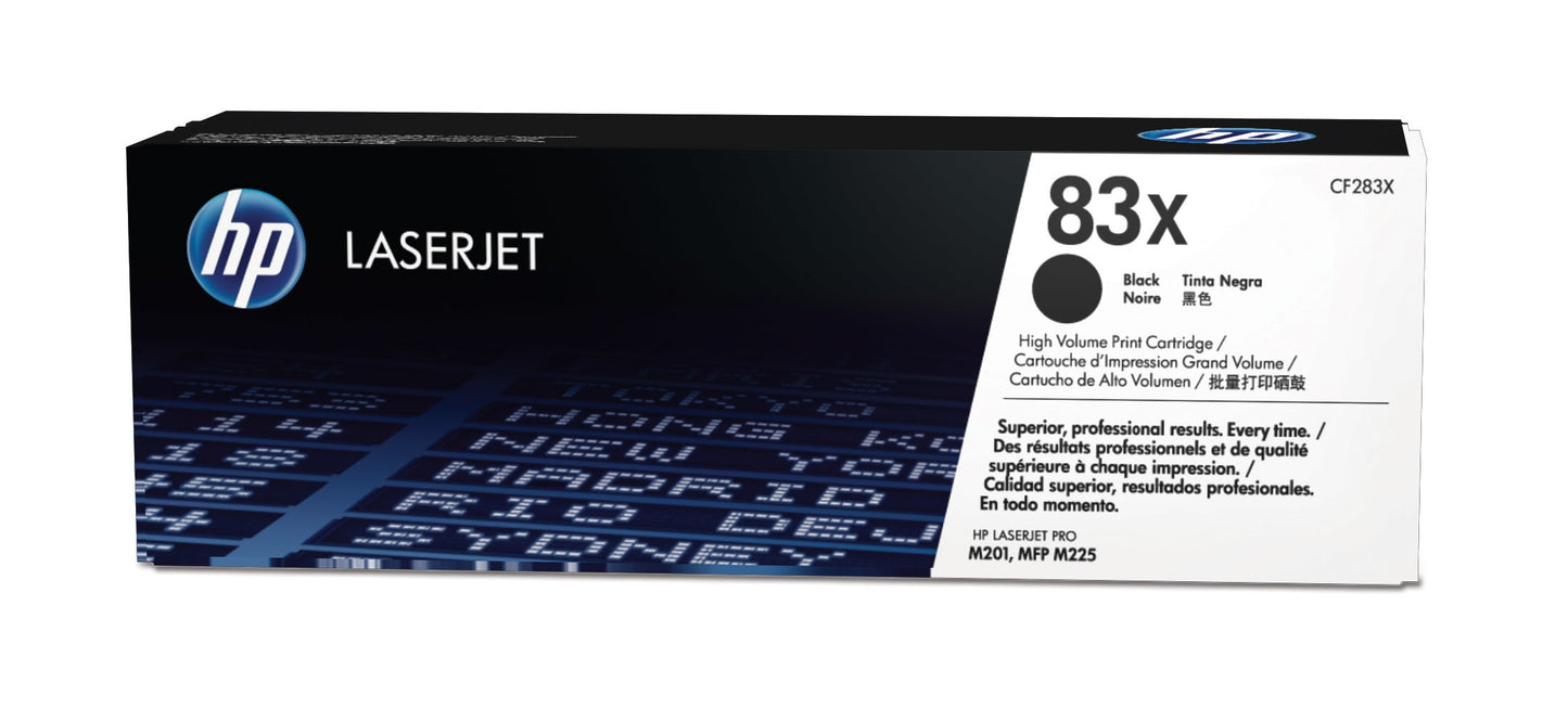 Cartouche toner HP cf283x - rendement élevé 2200 pages