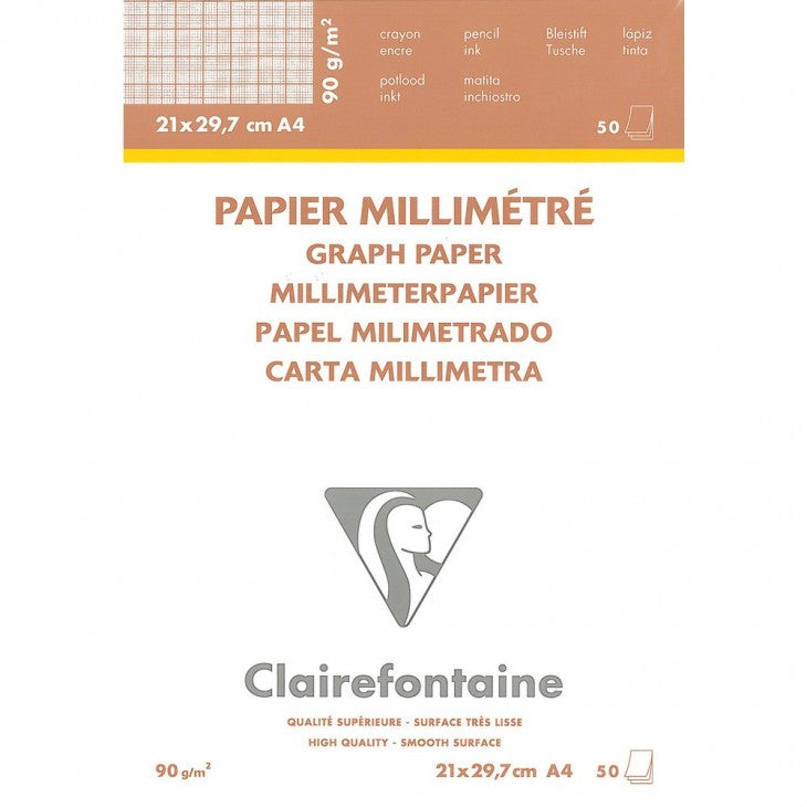 Papier milli.21x29.7 90g bloc 97135