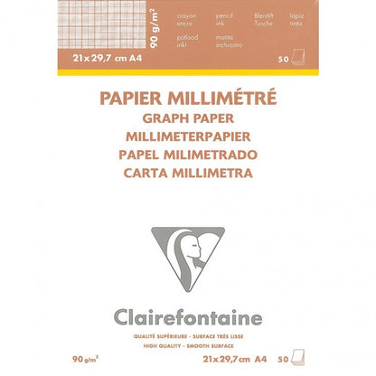 Papier milli.21x29.7 90g bloc 97135