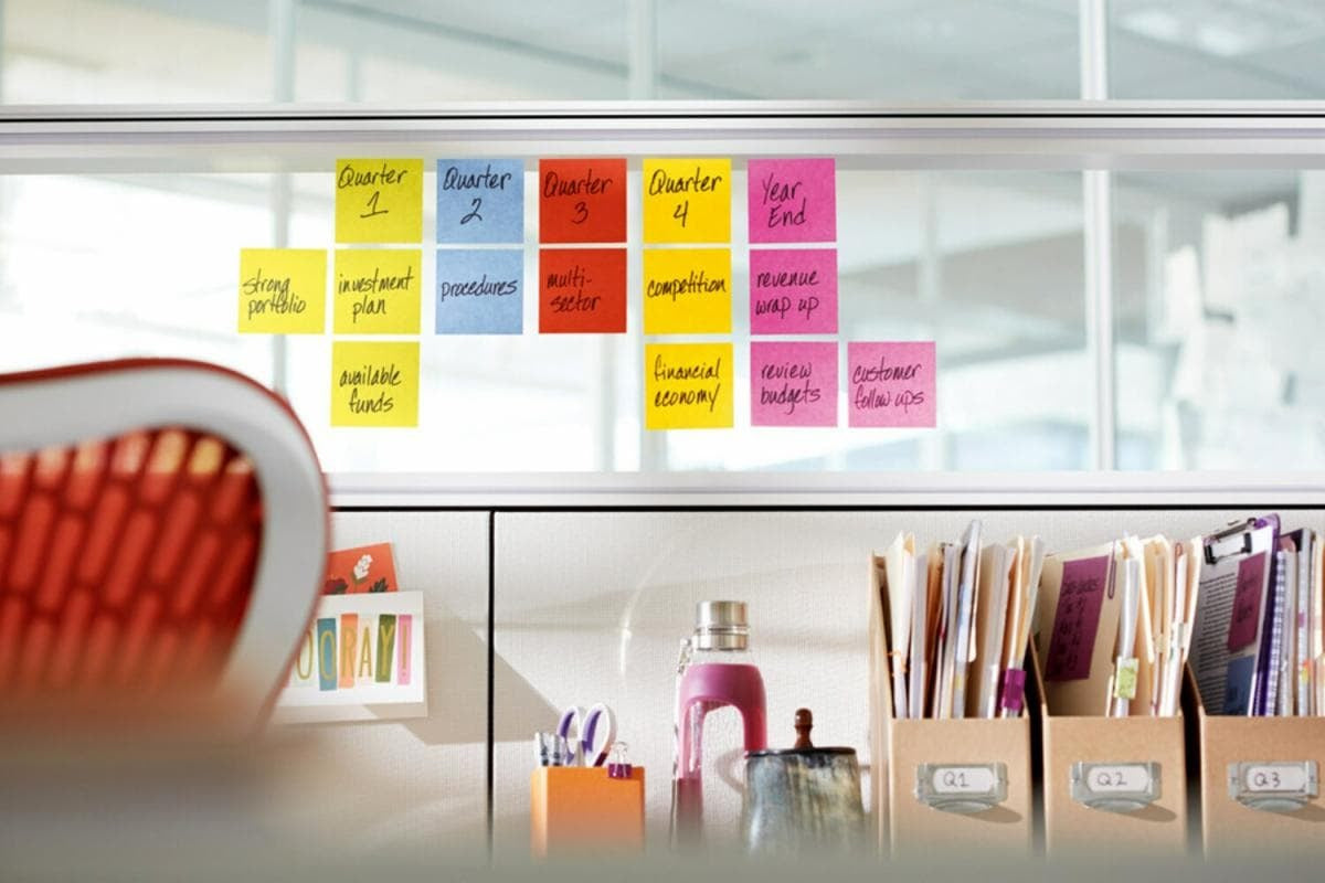 bloc adhésif Post-it sticky 76x76 carnival -lot de 6