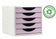 Module classement 5 tiroirs rose pastel
