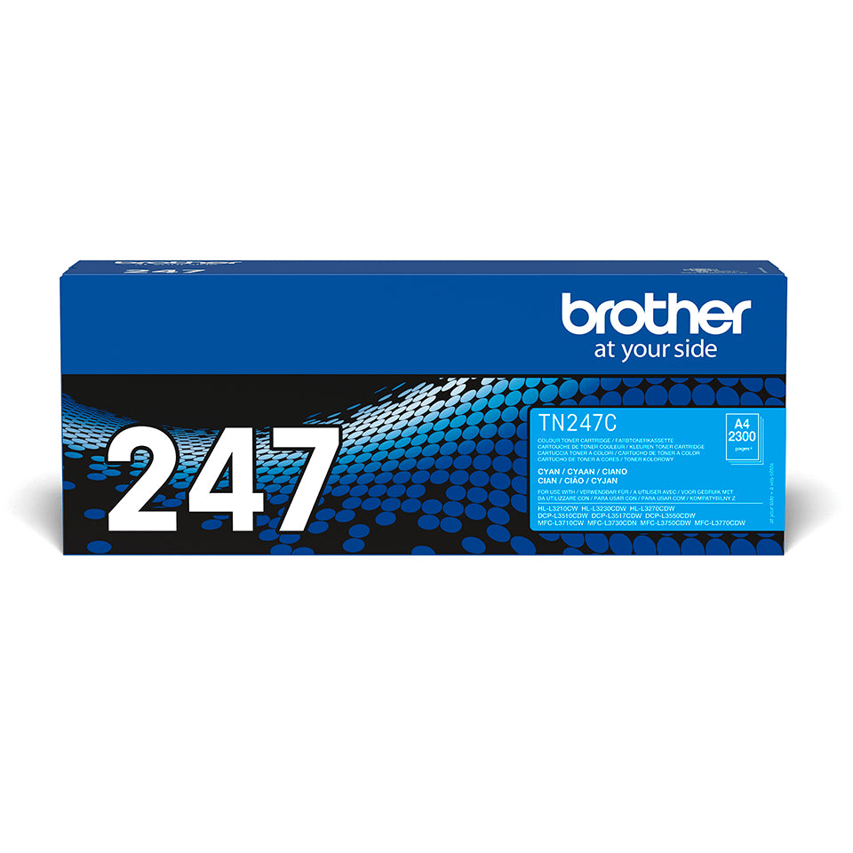 Toner laser Brother tn247cy - haute capacité 2300 pages