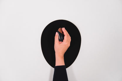Tapis de souris ergonomique - forme œuf, antibactérien