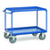 Chariot Tole 2 Plateaux A Rebords Etanches Dimensions Utiles 850 X 500 Mm