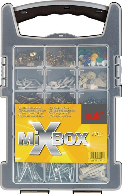 Assortiment de fixations - 470 pièces variées