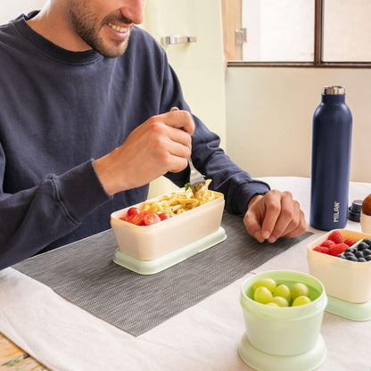 Lunch box rectangulaire 750 ml - compartiments pratiques
