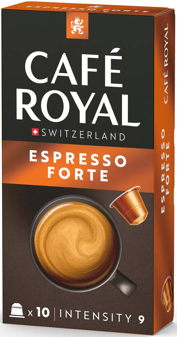 Capsules Café royal espresso forte - intensité 9, compatibles nespresso