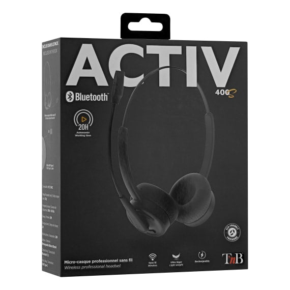 Micro-casque sans fil activ 400s - usb type-c, bluetooth 5.2