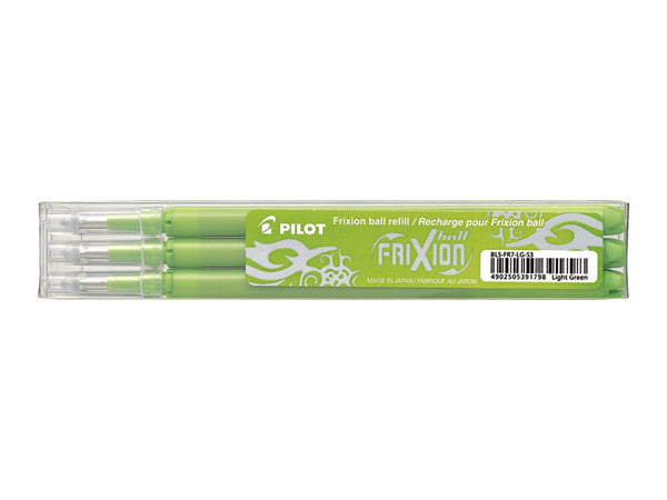 Recharges roller frixion - vert citron, pointe moyenne