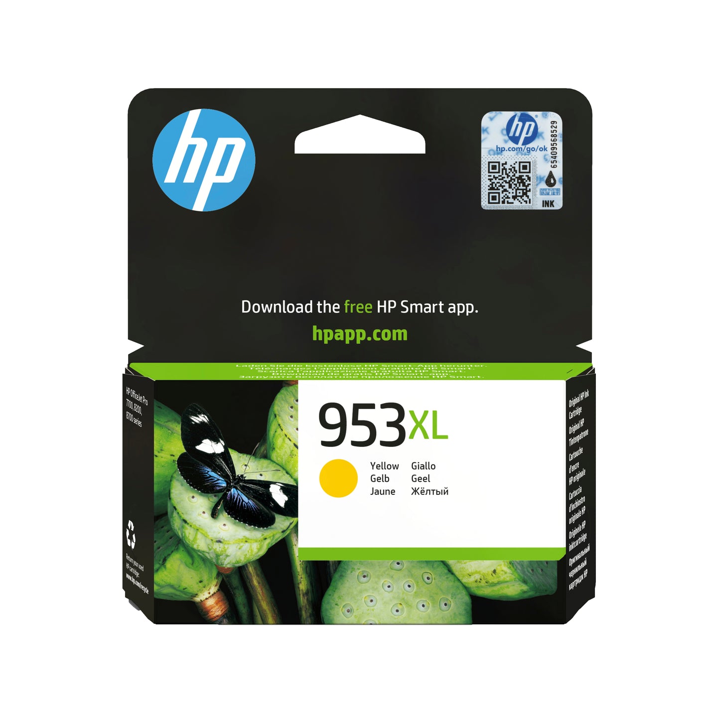 Cartouche d'encre HP jaune 953xl - haute capacité