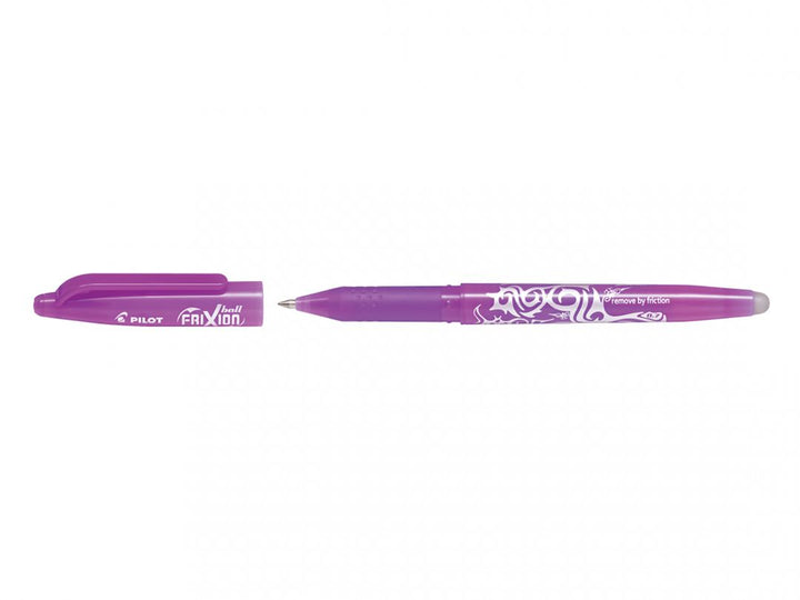 stylo roller  frixion  effaçable violet - écriture précise 0,7 mm