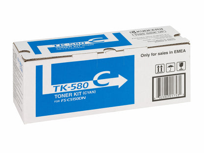 Cartouche kyocera  TK 580C - 2800 Pages Cyan