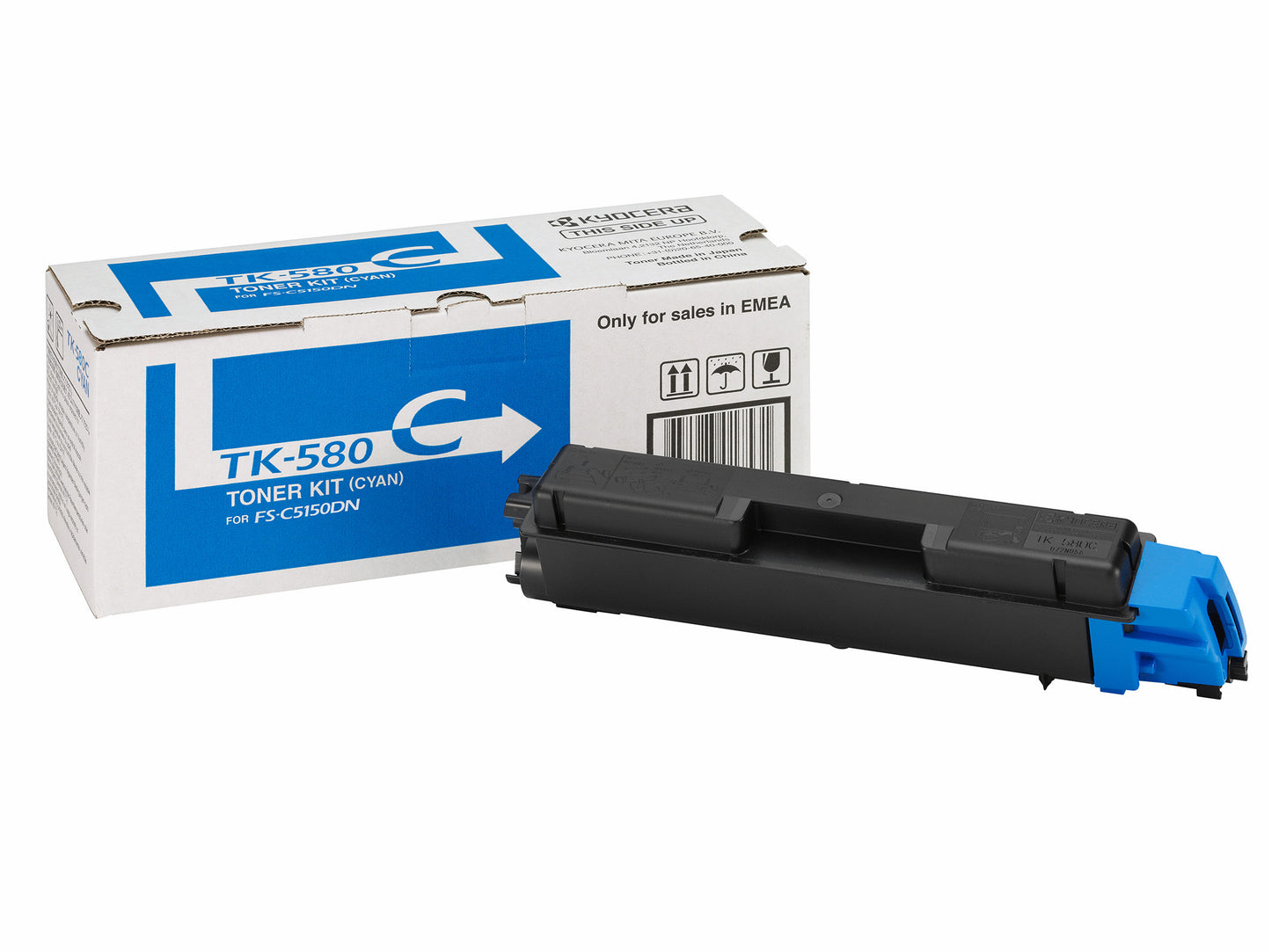 Cartouche kyocera  TK 580C - 2800 Pages Cyan