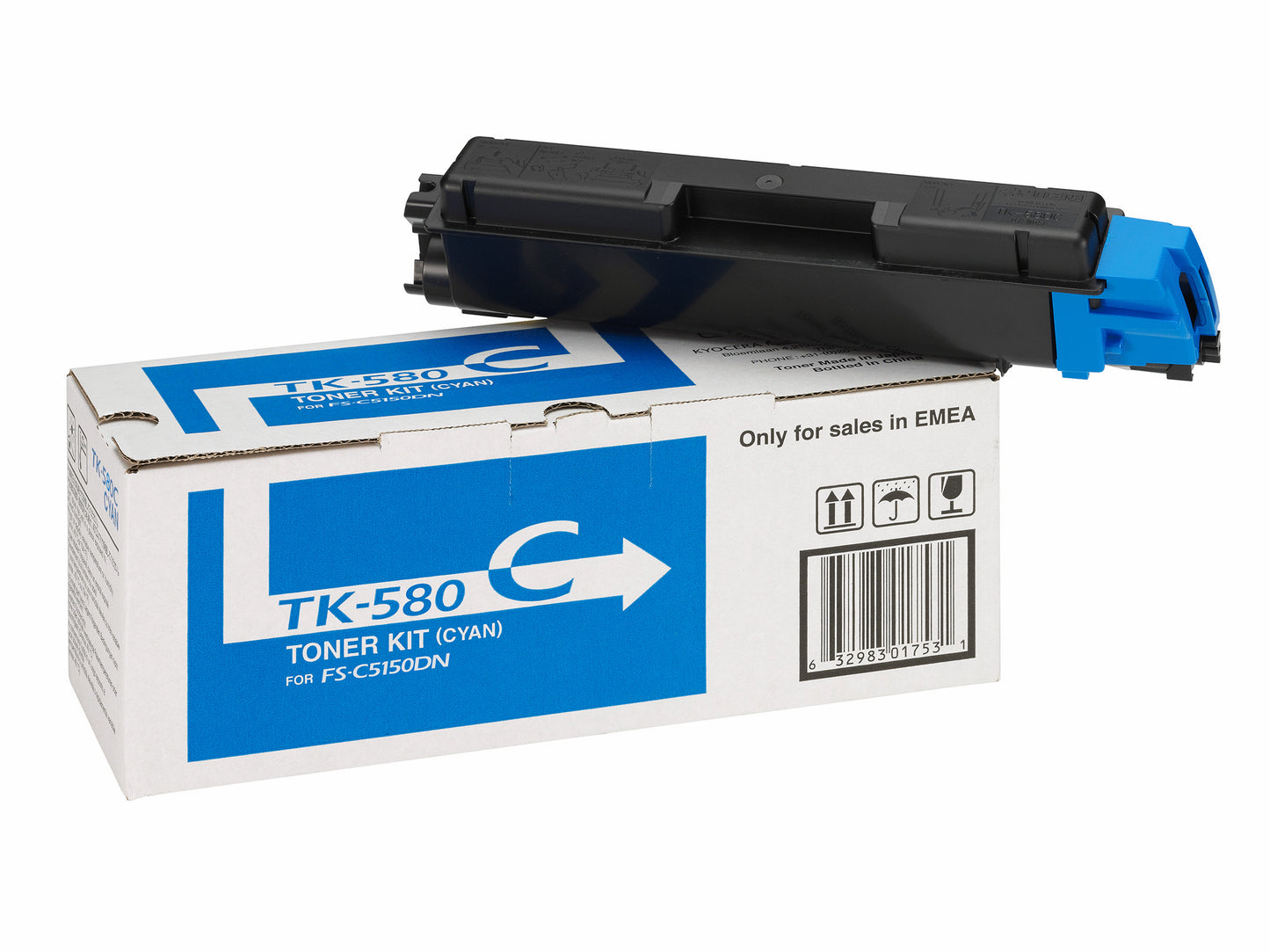Cartouche kyocera  TK 580C - 2800 Pages Cyan