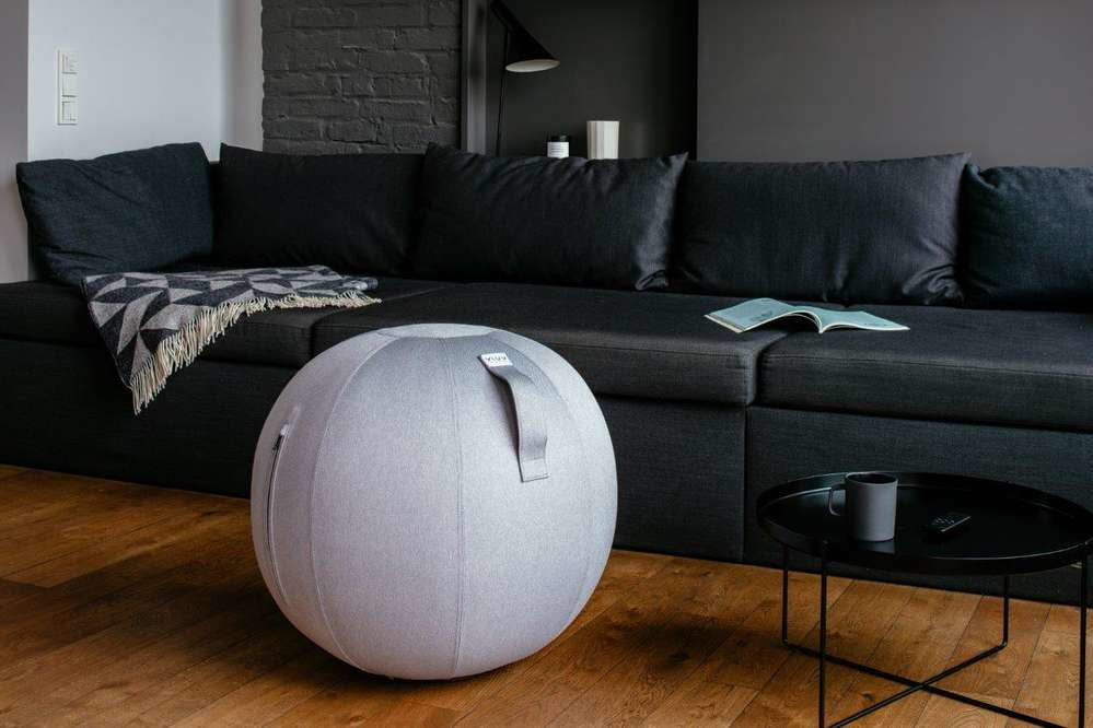 Ballon d'assise VIEV - Argent - Ø 60-65cm