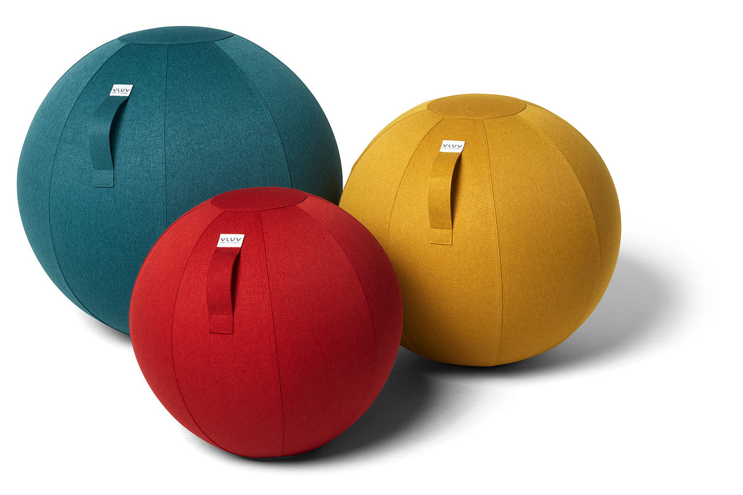 Ballon d'assise ergonomique - Jaune - Ø 60-65cm