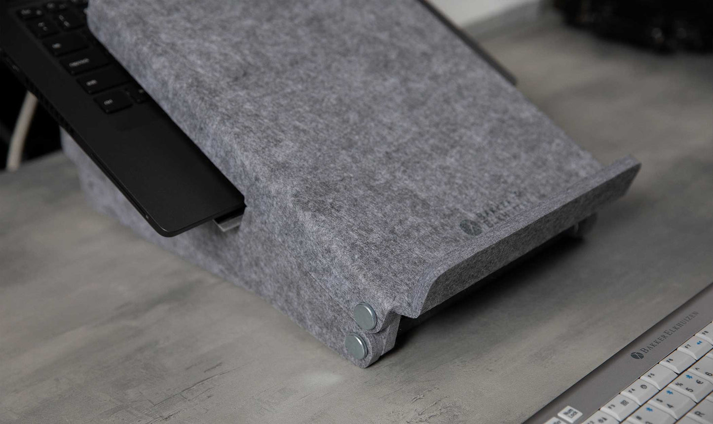 Rehausseur pliable pc - ergonomie et écologie