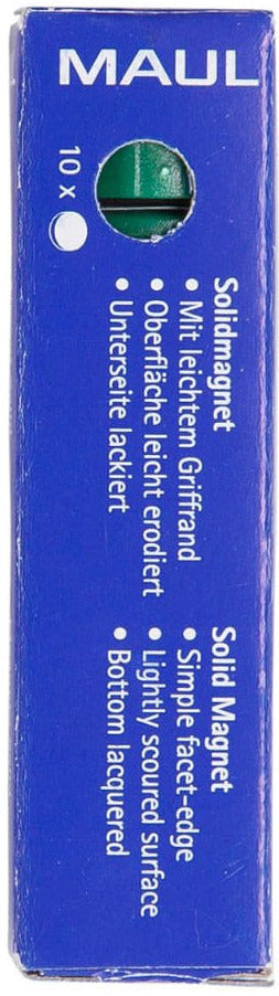 Aimant rond diamètre 20mm p/10 vert