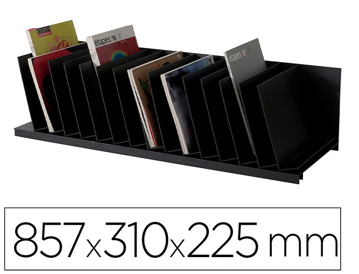 Trieur armoire 15 cases inclinées-noir