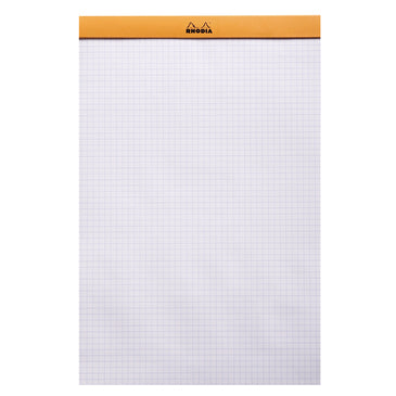 Bloc-notes A4+ détachable quadrillé 5x5 - 80 feuilles - Rhodia