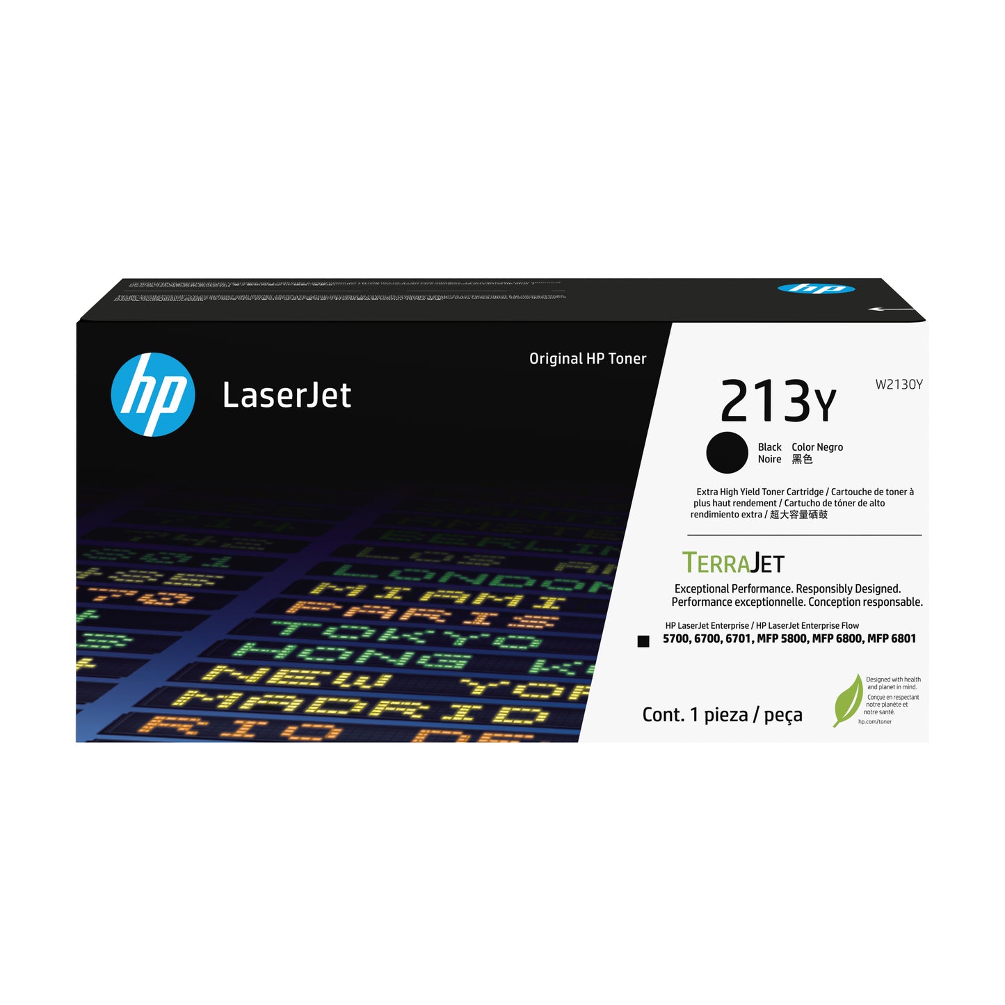 Cartouche toner HP 213y - rendement élevé 18 000 pages