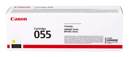 Cartouche Toner Canon jaune 055 - 2100 pages pour i-sensys mf740