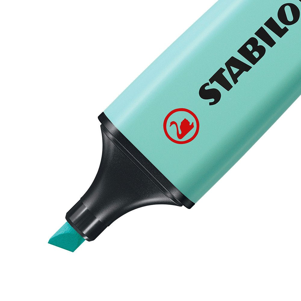 Surligneur Stabilo boss pastel turquoise - pointe biseautée