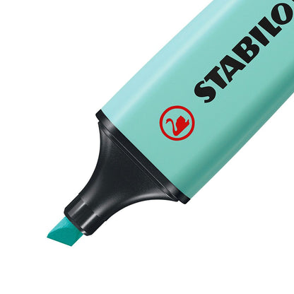 Surligneur Stabilo boss pastel turquoise - pointe biseautée