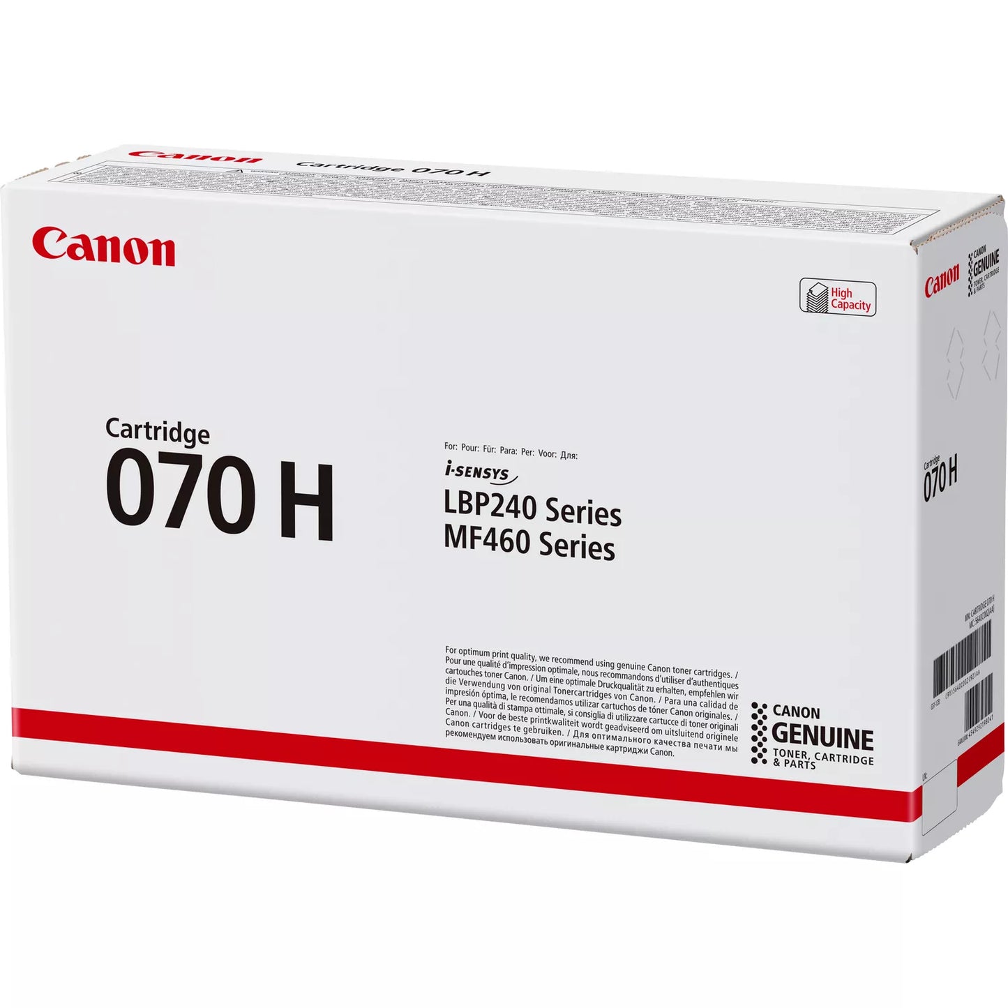 Cartouche toner Canon  070bk - rendement 10 200 pages