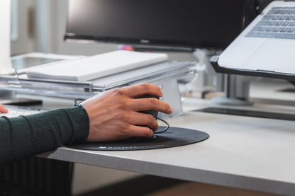 Tapis de souris ergonomique - forme œuf, antibactérien