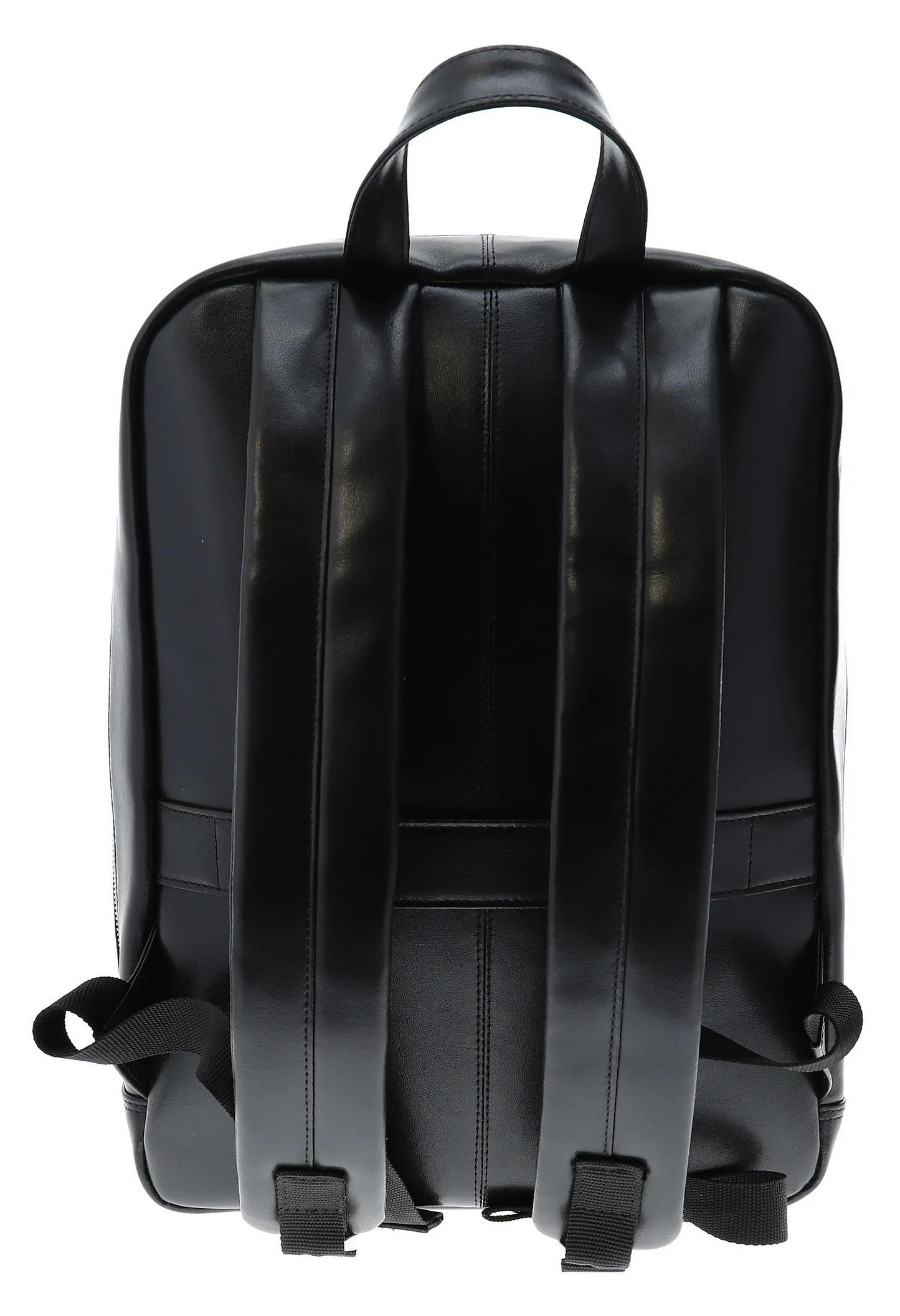 Sac à dos ordinateur - cuir noir, 15.6"