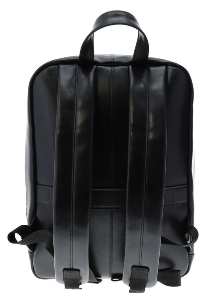 Sac à dos ordinateur - cuir noir, 15.6"