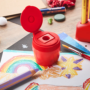 Taille-crayon manuel avec réservoir - Sécurité enfant