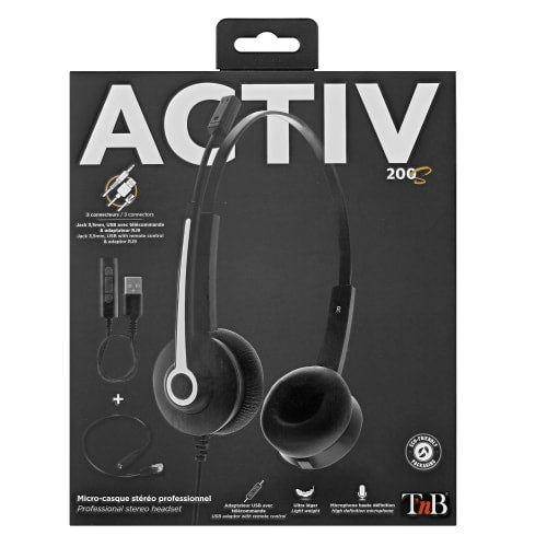 Micro-casque Activ 200S - Confort et Performance