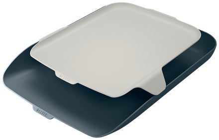 Corbeille courrier A4+organisateur-gris