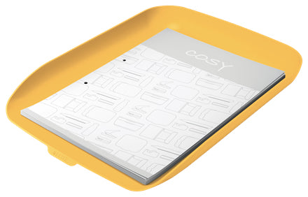 Corbeille à courrier A4 Cosy jaune - Leitz