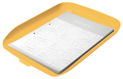 Corbeille à courrier A4 Cosy jaune - Leitz