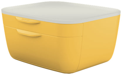 Module classement  2 tiroirs leitz cosy -jaune