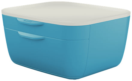Module classement 2 tiroirs leitz cosy -bleu