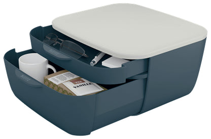 Module classement 2 tiroirs leitz cosy -gris
