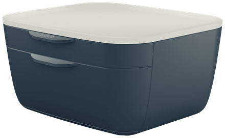 Module classement 2 tiroirs leitz cosy -gris