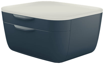 Module classement 2 tiroirs leitz cosy -gris