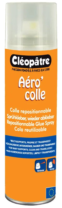 Colle aérosol repositionnable 250ml - précision et flexibilité