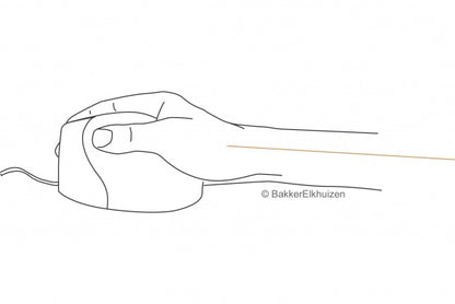 Souris ergonomique evoluent4 - gaucher filaire