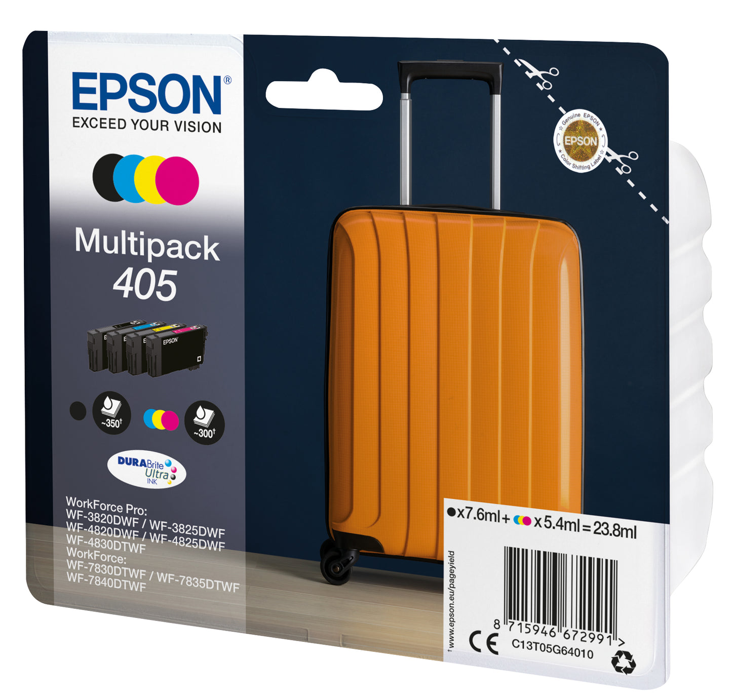 Cartouches d'encre 405 - Haute capacité multipack