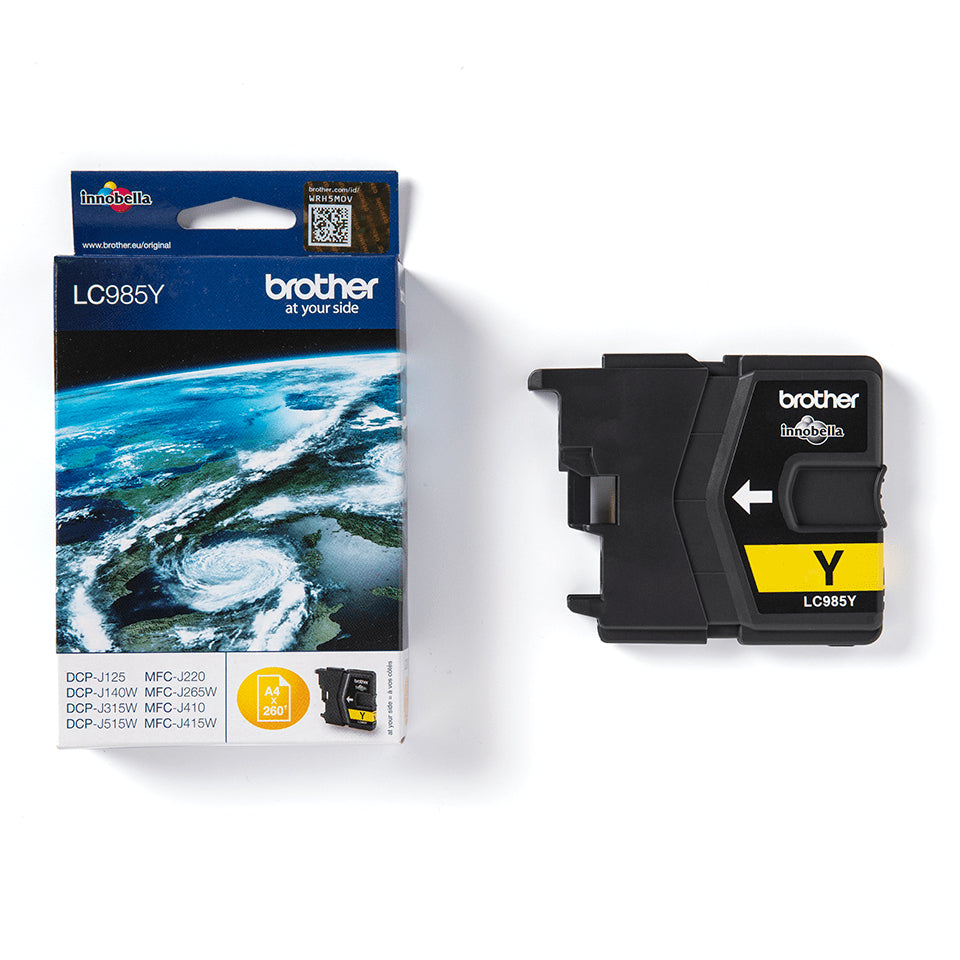 Cartouche d'encre Brother LC985y - jaune, 260 pages